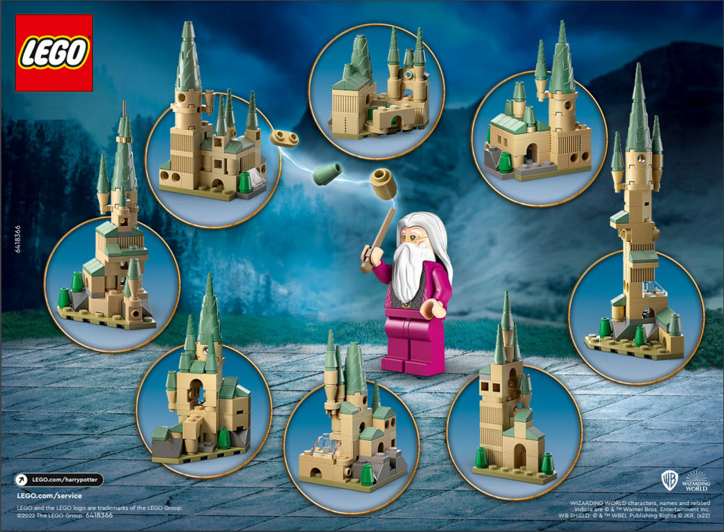 LEGO Split-Sets S751 Baue dein eigenes Schloss Hogwarts
