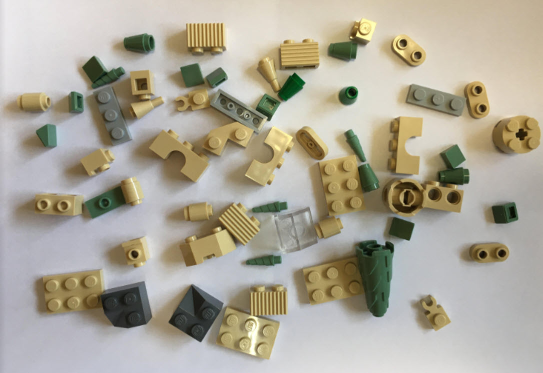 Inhalt: LEGO Split-Sets S751 Baue dein eigenes Schloss Hogwarts