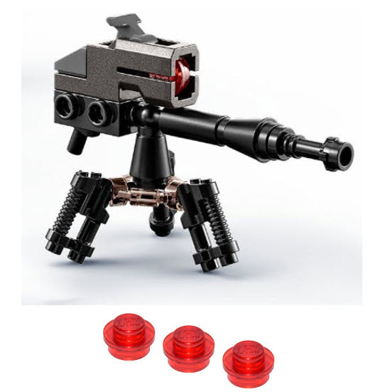 LEGO Split-Sets S753 Star Wars schwerer E-Netz-Repetierblaster