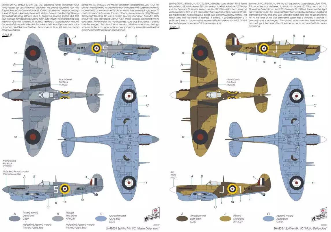 Special Hobby SH48051 Supermarine Spitfire Mk.VC Malta Defenders, 1:48