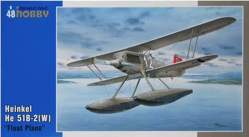 Special Hobby SH48089 Heinkel He 51B-2 "Float Fighter" , 1:48