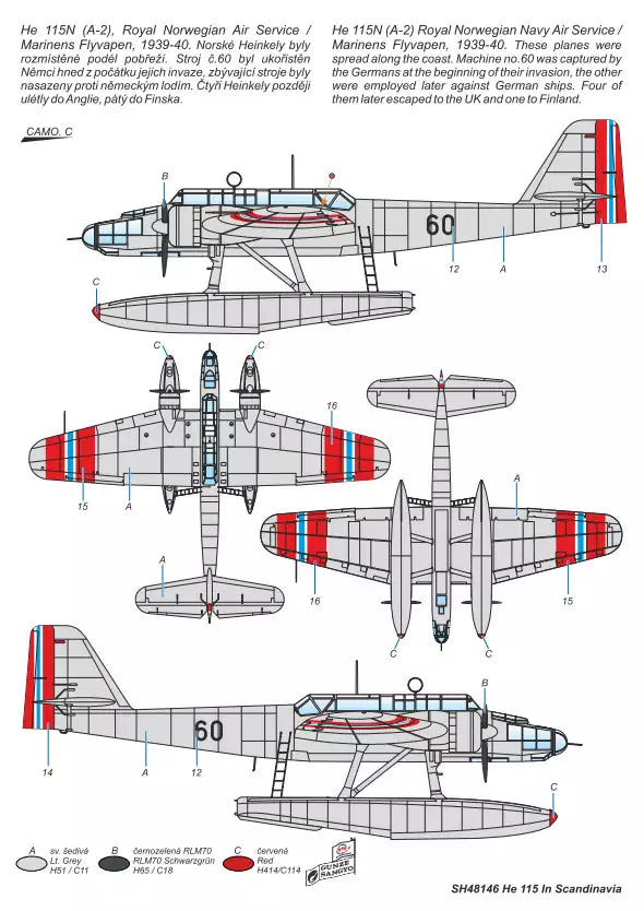 Special Hobby SH48146 Heinkel He 115 Scandinavian Service, 1:48
