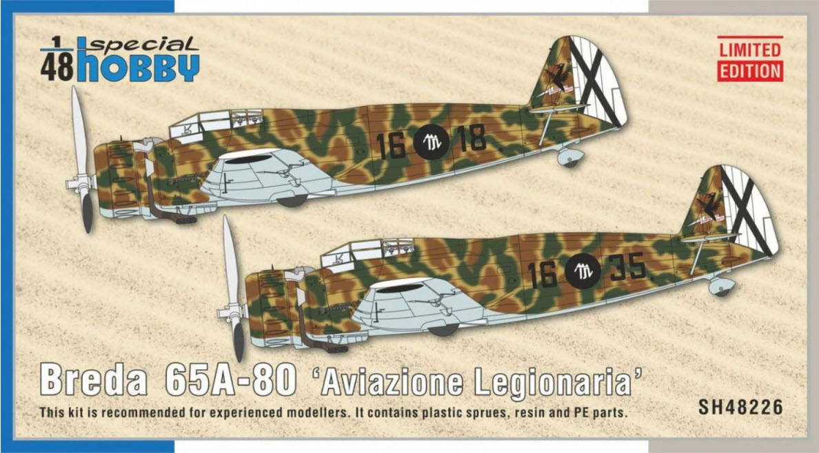 Special Hobby SH48226 Breda 65A-80 'Aviazione Legionaria', 1:48
