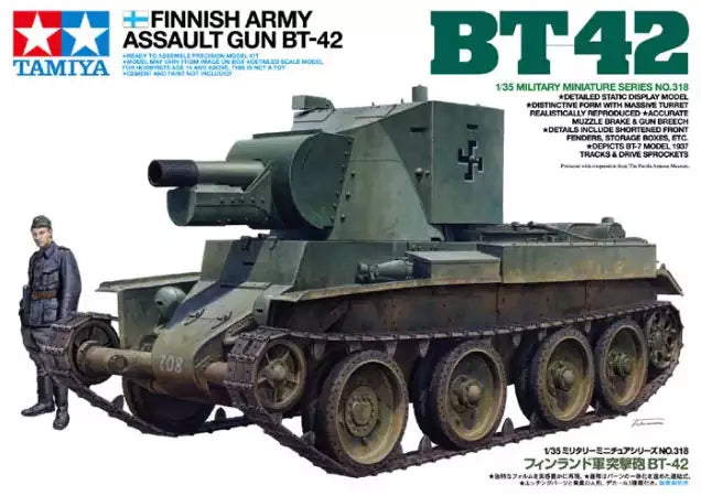 Tamiya 35318 Finnish Army Assault Gun BT-42, 1:35