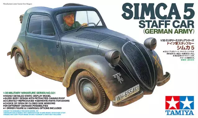 Tamiya 35321 Simca 5 Staff Car (German Army), 1:35