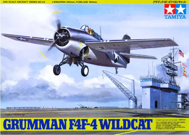 Tamiya 61034 Grumman F4F-4 Wildcat, 1:48
