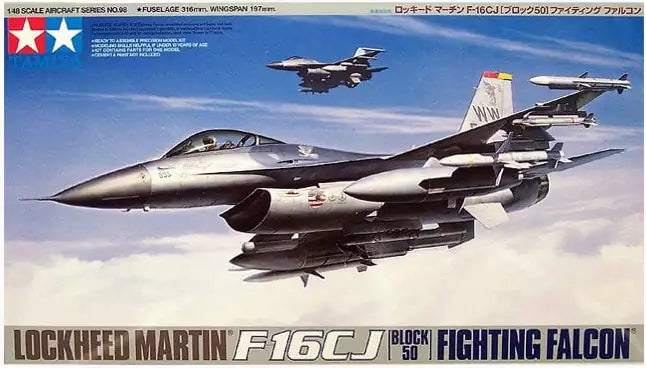 Tamiya 61098 Lockheed Martin F-16CJ (Block 50) Fighting Falcon, 1:48