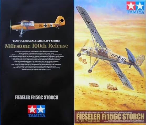 Tamiya 61100  Fieseler Fi156C Storch, 1:48