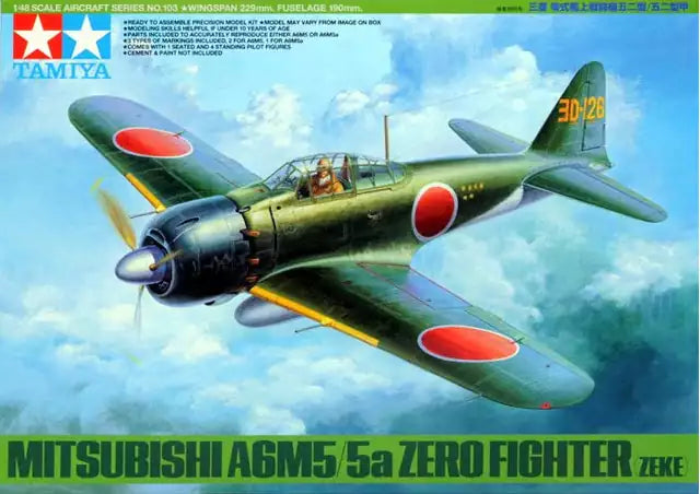 Tamiya 61103 Mitsubishi A6M5/5a Zero Fighter (Zeke), 1:48