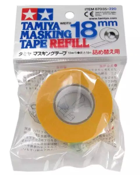 Tamiya 87035 Masking Tape 18mm breit (18m Länge)