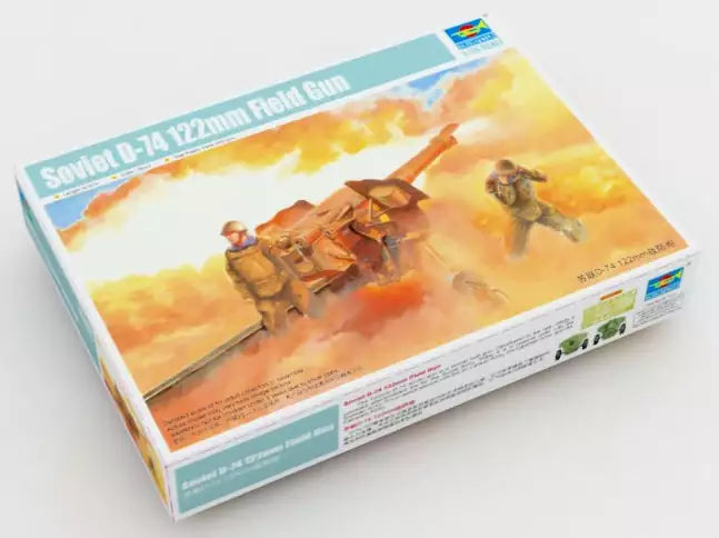 Inhalt: Trumpeter 02334 Soviet D74 122mm Field Gun, 1:35