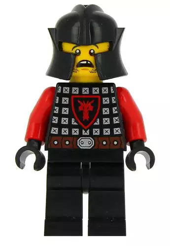 LEGO Castle Minifiguren CAS528 Drachenritter (mit Zahnlücke und Kampfhelm)