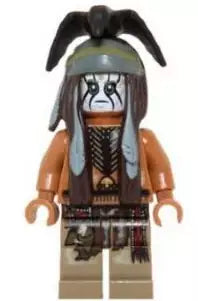 LEGO Cowboy & Indianer Minifiguren ci012 Indianer mit schmutziger Kleidung