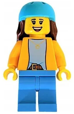 LEGO City Minifiguren CTY1594 Fahrrad/Scooterfahrerin