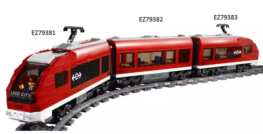 LEGO City EZ7938-1 Rote Hochgeschwindigkeits-Lokomotive