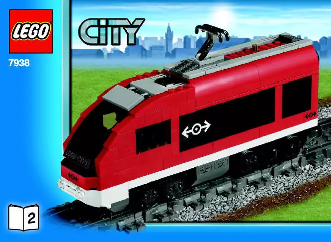 LEGO City EZ7938-1 Rote Hochgeschwindigkeits-Lokomotive