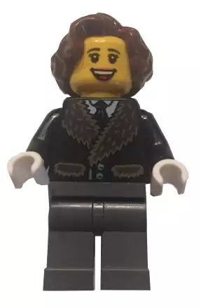 LEGO City Minifiguren HOL077 Großmutter mit Pelzmantel