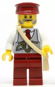 LEGO City Minifiguren HOL079 Schaffner mit Umhängtasche