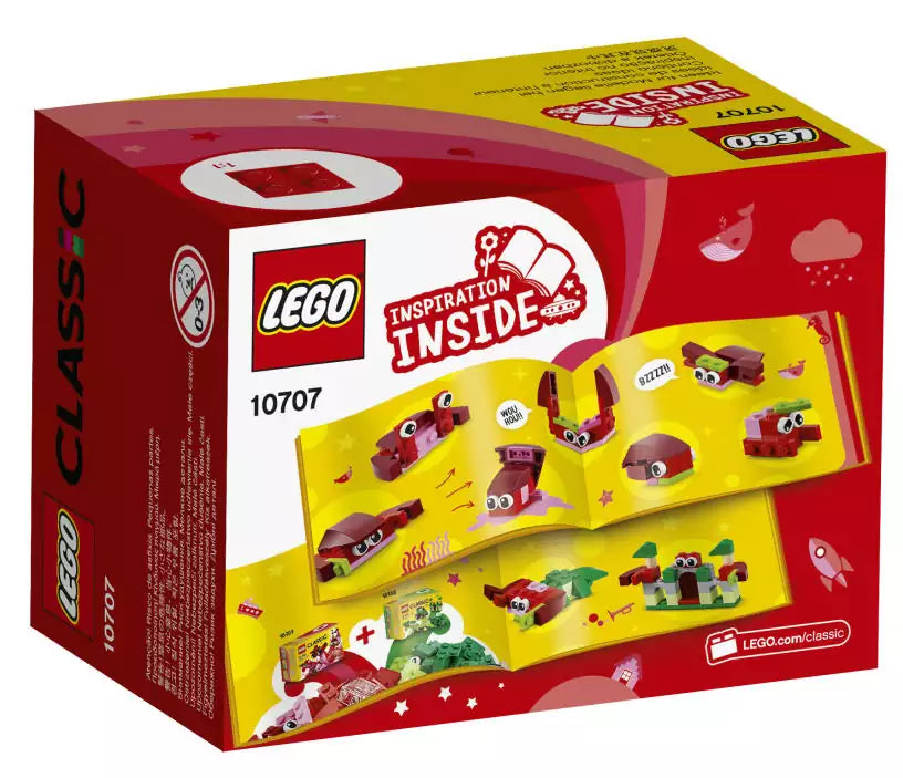 LEGO Classic 10707 Kreativ-Box Rot, Box Rückansicht