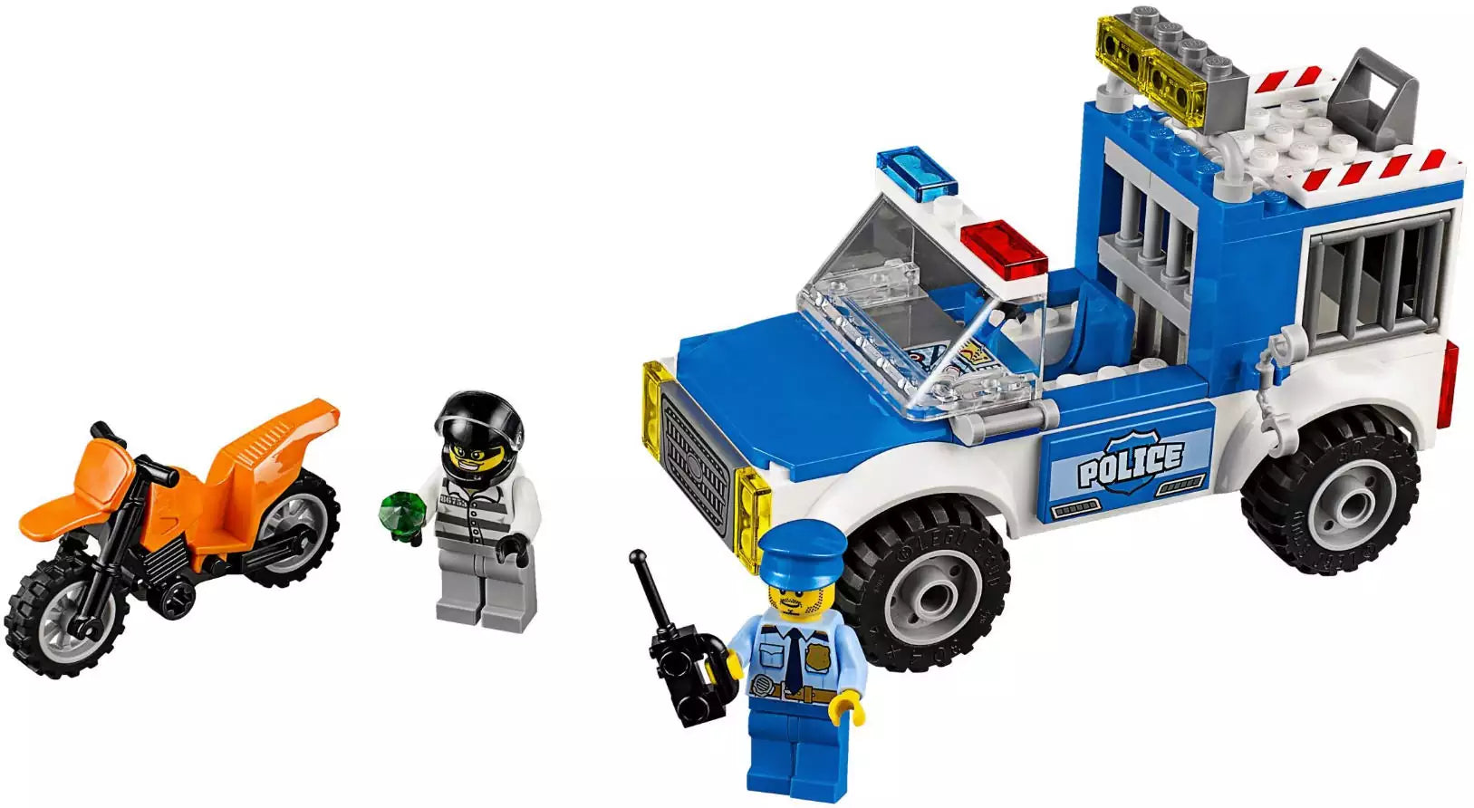 LEGO Juniors 10735 Polizei auf Verbrecherjagd, Inhalt