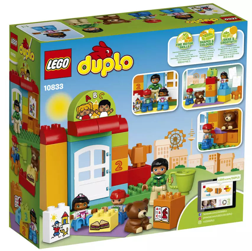 LEGO DUPLO 10833 Vorschule, Box Rückansicht