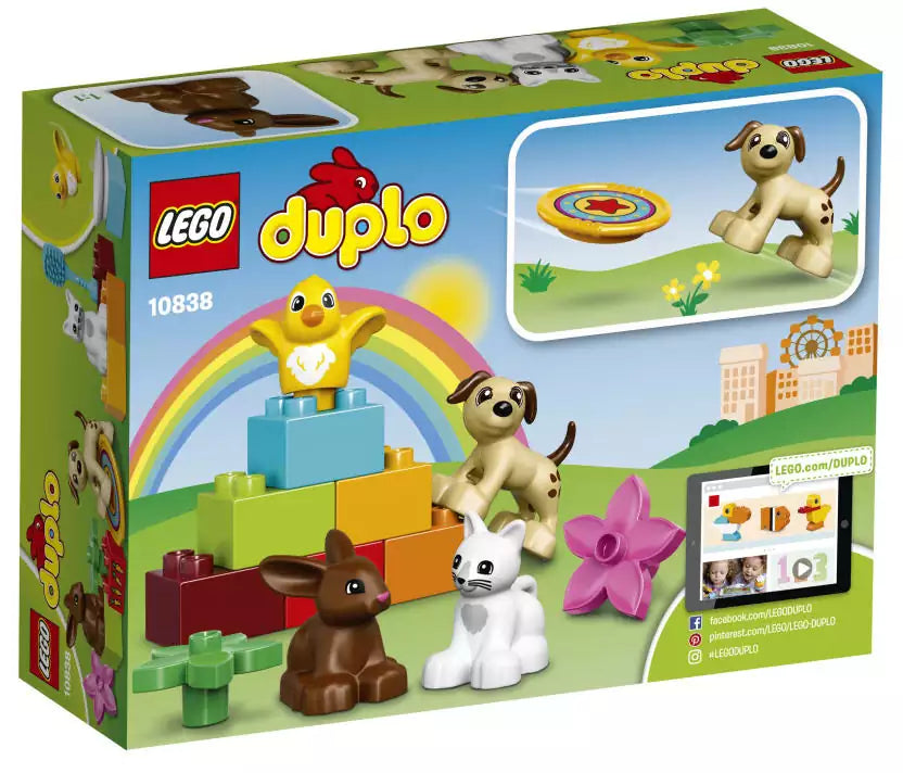 LEGO DUPLO 10838 Haustiere, Box Rückansicht