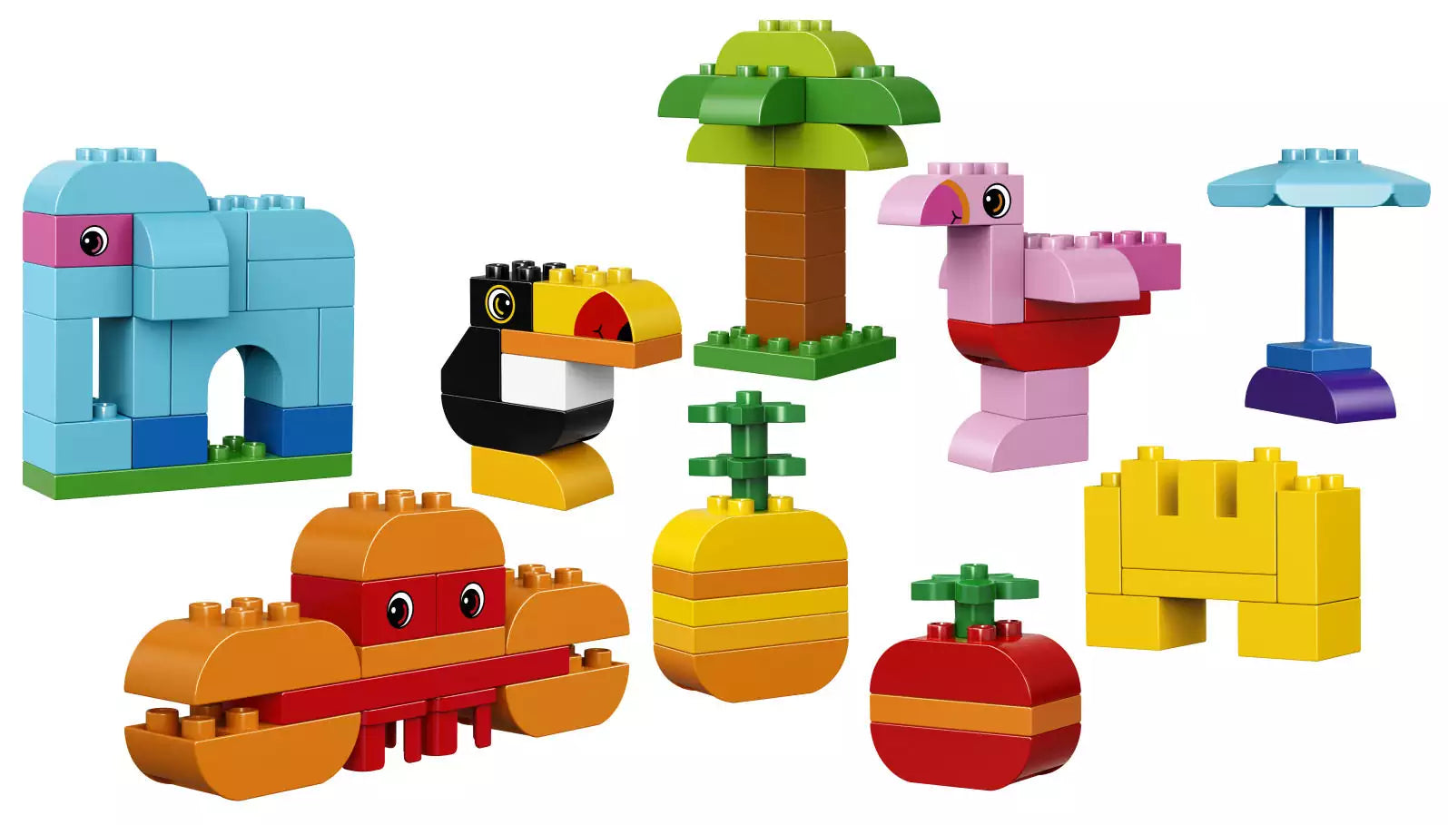 LEGO DUPLO 10853 Kreativ-Bauset bunte Tierwelt, Inhalt