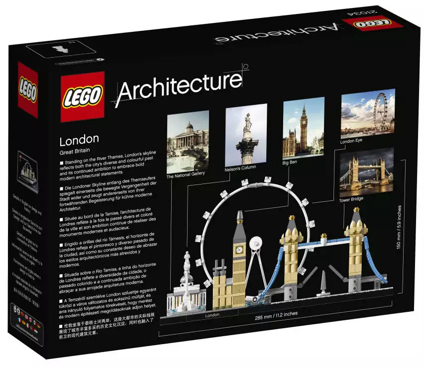 LEGO Architecture 21034 London, Box Rückansicht