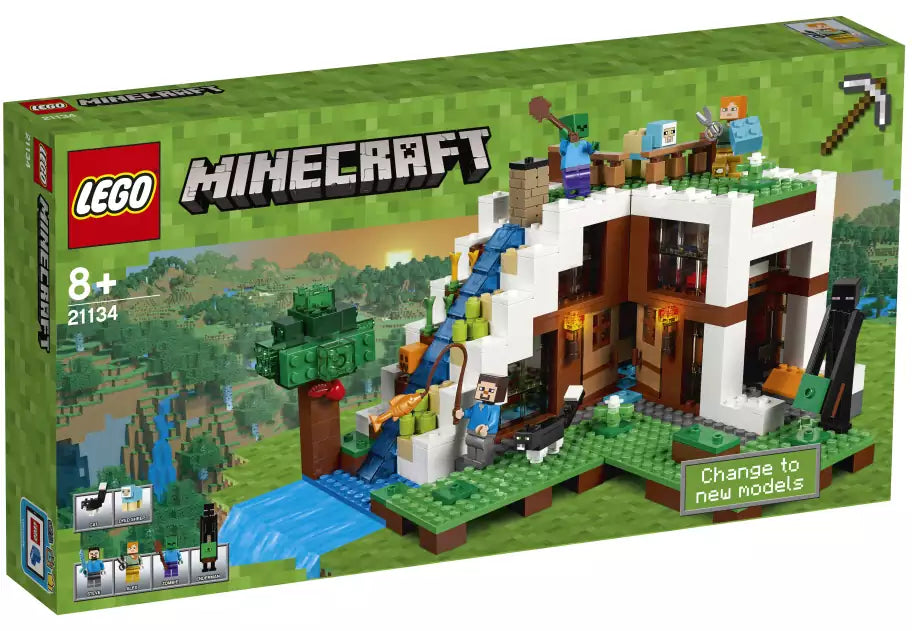 LEGO Minecraft 21134 Unterschlupf im Wasserfall