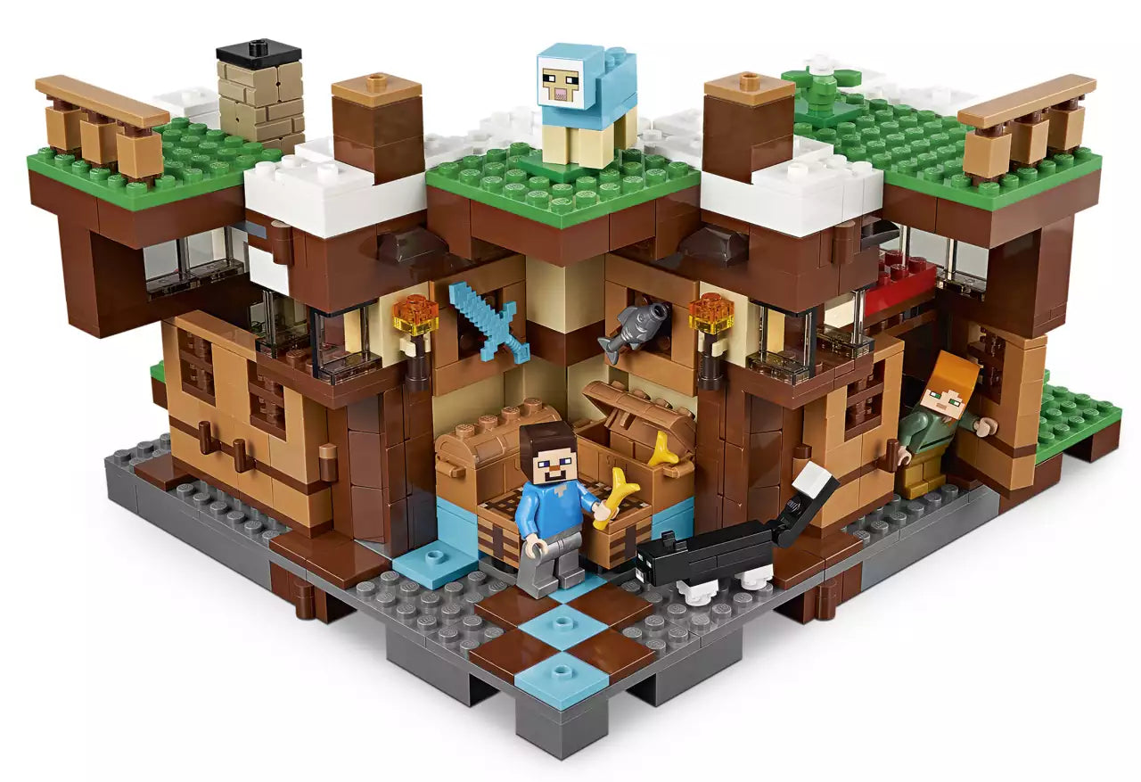 LEGO Minecraft 21134 Unterschlupf im Wasserfall, Detail 1