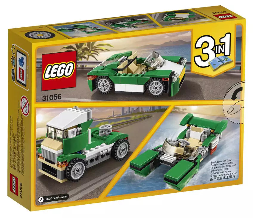 LEGO Creator 31056 Grünes Cabrio, Box Rückansicht