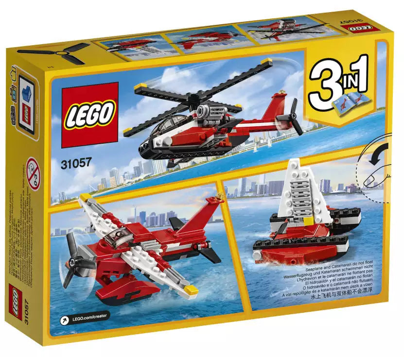 LEGO Creator 31057 Helikopter, Box Rückansicht