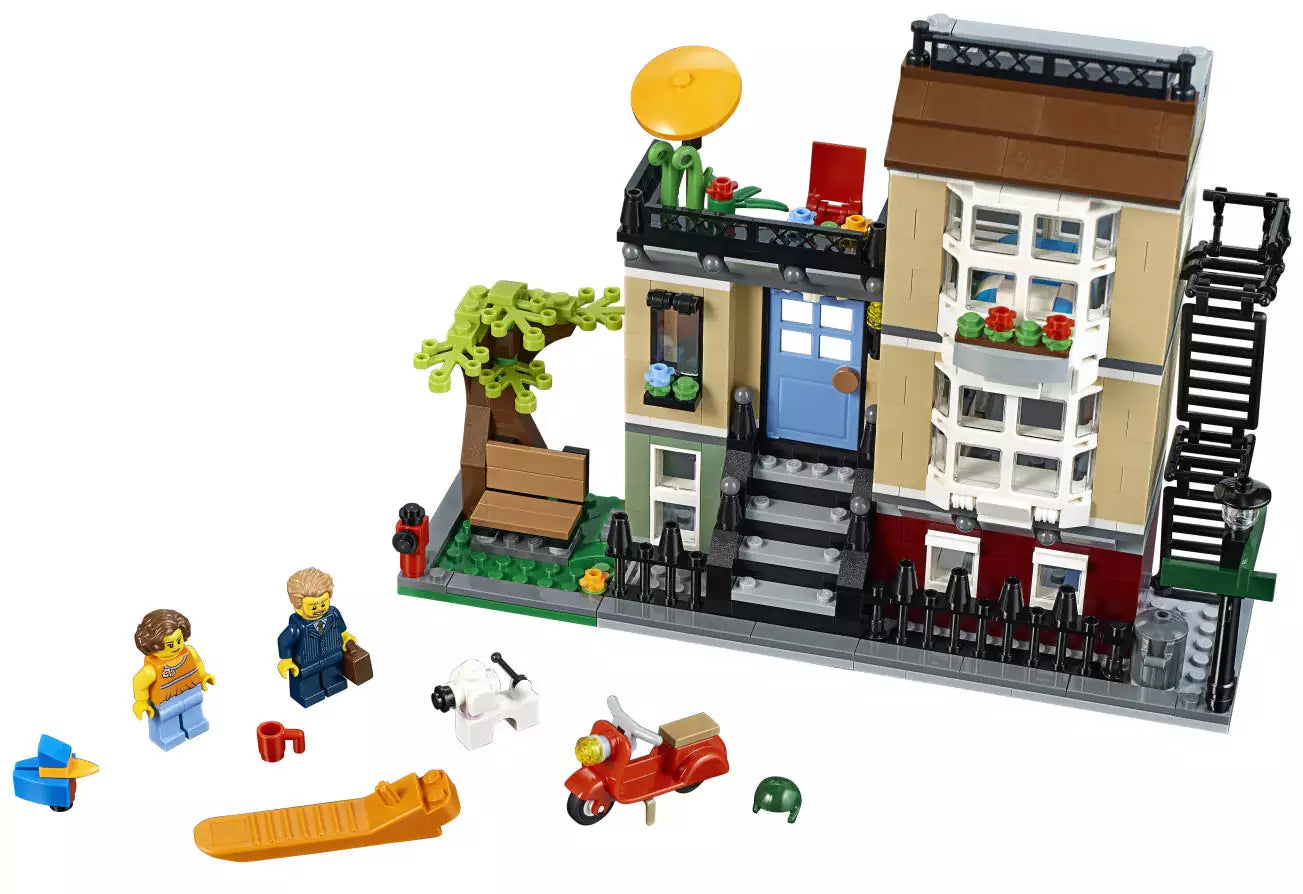 LEGO Creator 31065 Stadthaus an der Parkstraße, Inhalt