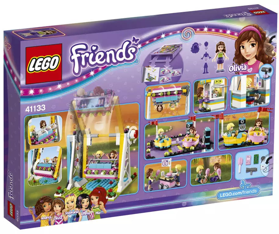 LEGO Friends 41133 Autoscooter im Freizeitpark, Box Rückansicht