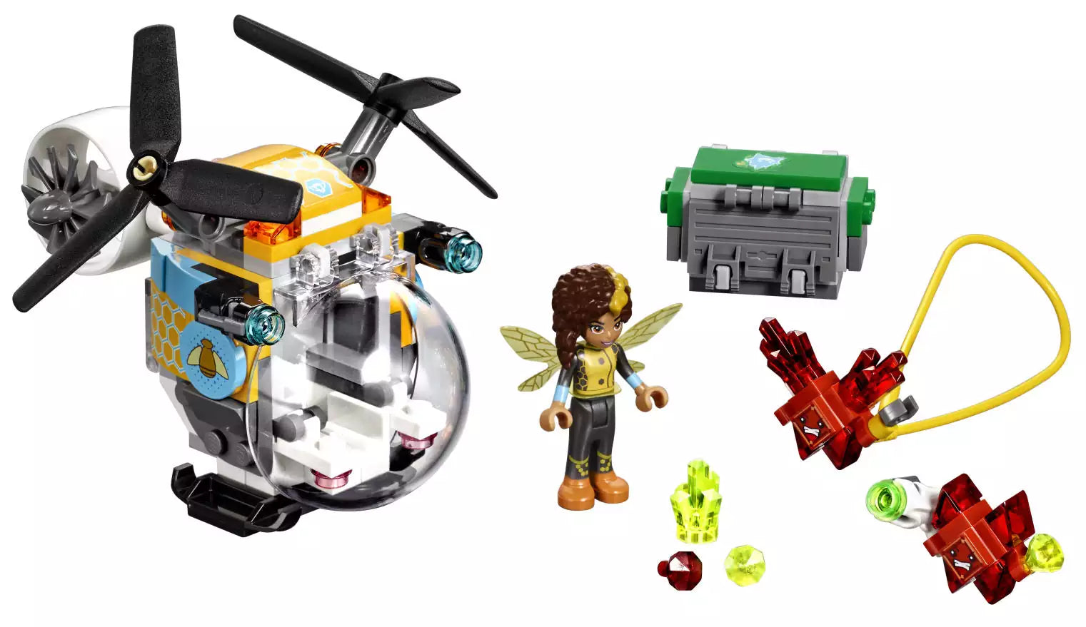 LEGO Super Hero Girls 41234 Bumblebees Hubschrauber, Inhalt