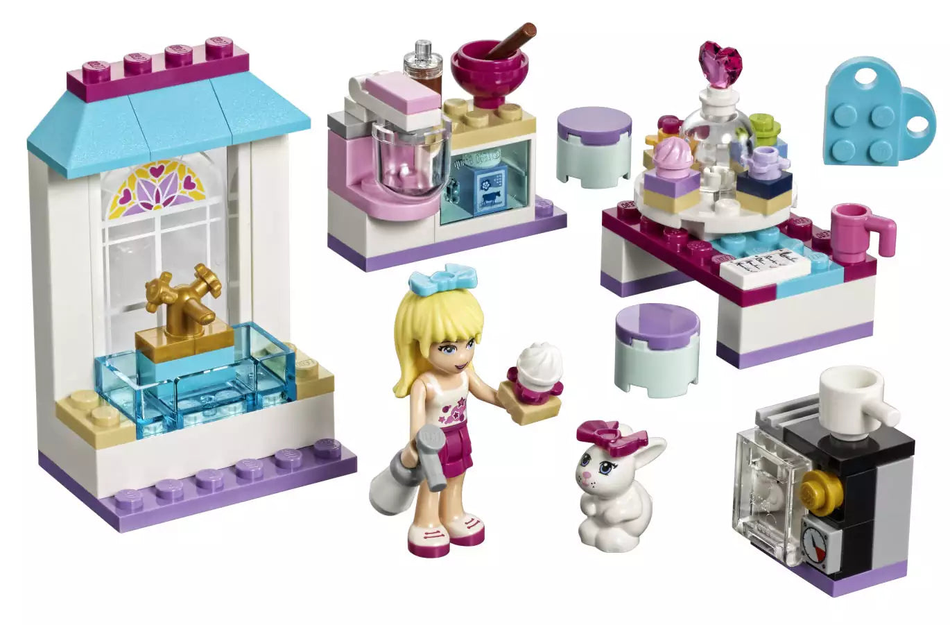 LEGO Friends 41308 Stephanies Backstube, Inhalt