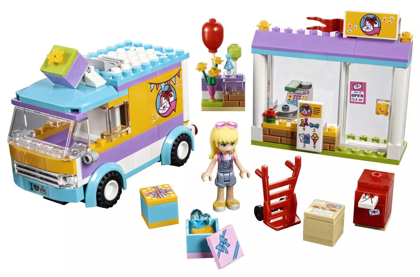 LEGO-Friends-41310-Heartlake-Geschenkeservice, Inhalt