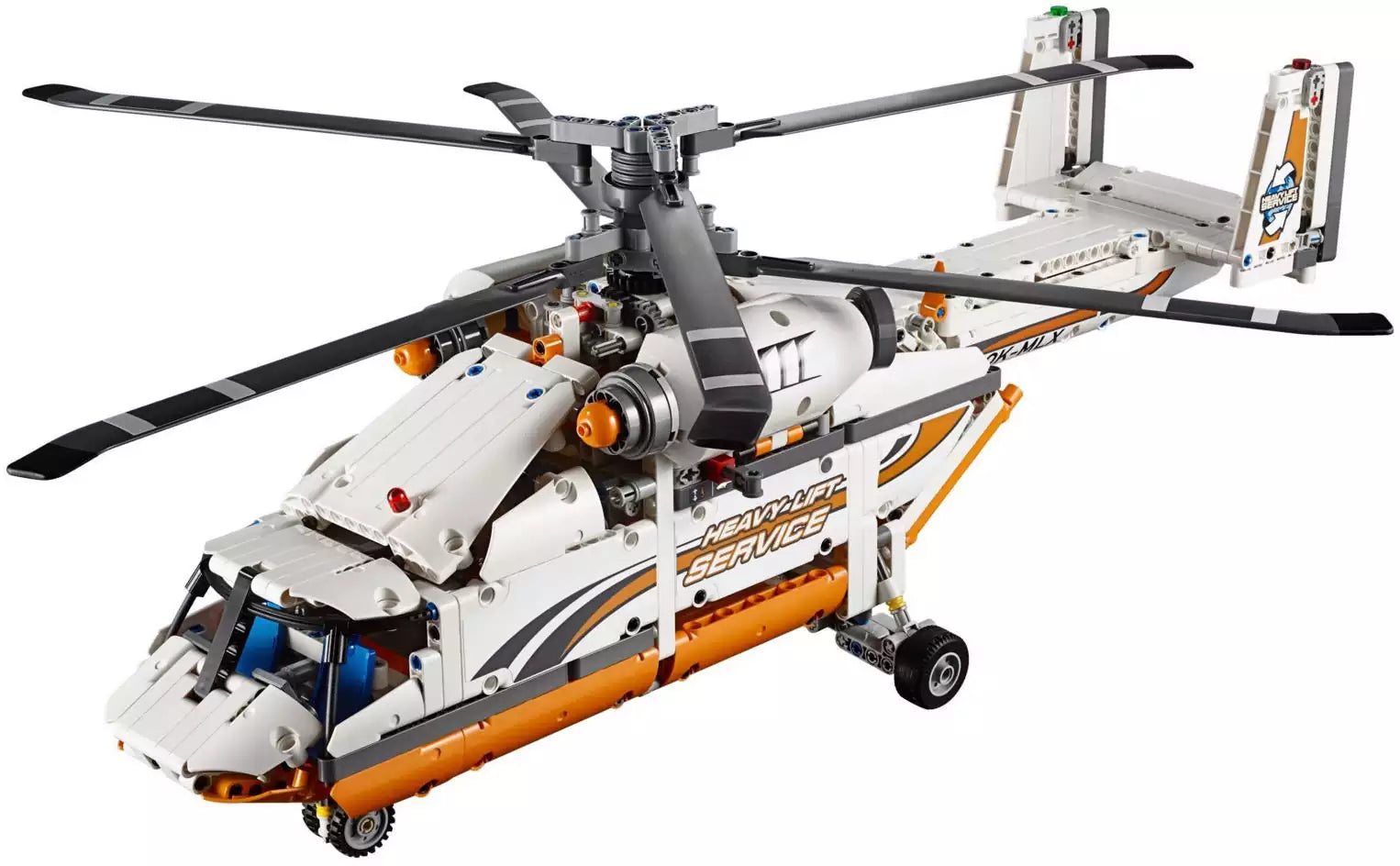 LEGO Technic 42052 Schwerlasthubschrauber, Rückansicht