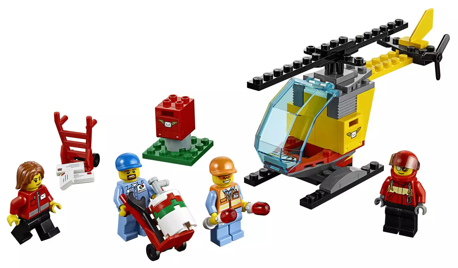 LEGO City 60100 Flughafen Starter-Set, Inhalt