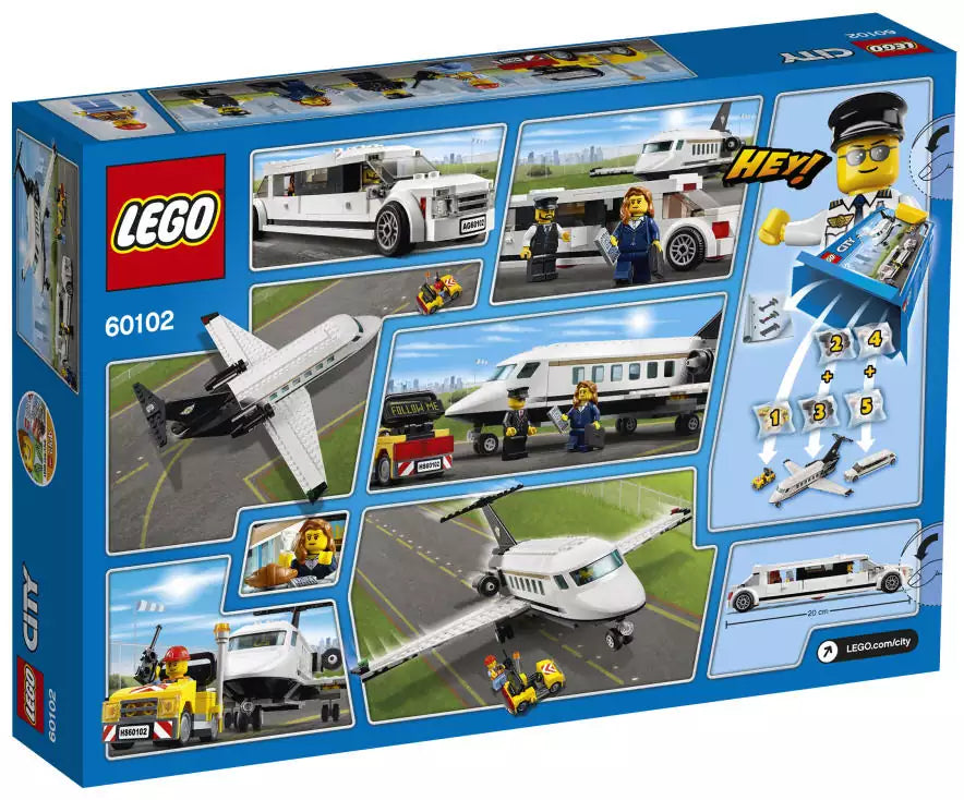 LEGO City 60102 Flughafen VIP-Service, Box Rückansicht