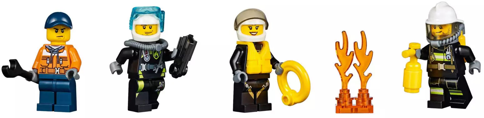 LEGO City 60106 Feuerwehr-Starter-Set, Minifiguren