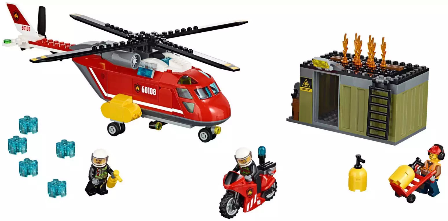 LEGO City 60108 Feuerwehr-Löscheinheit, Inhalt