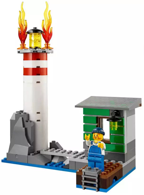 LEGO City 60109 Feuerwehrschiff, Leuchtturm