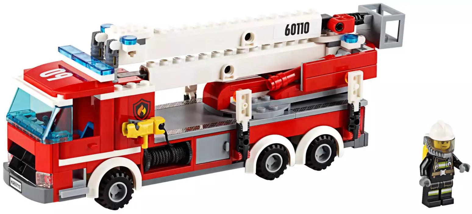 LEGO City 60110 Große Feuerwehrstation, Löschzug