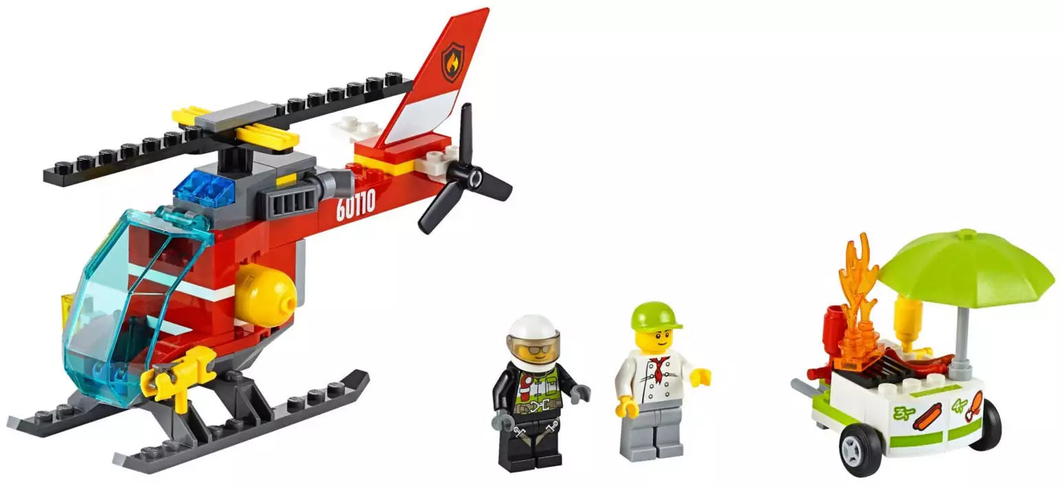LEGO City 60110 Große Feuerwehrstation, Hubschrauber