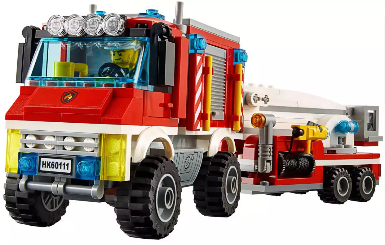 LEGO City 60111 Feuerwehr-Einsatzfahrzeug, Unimog & Anhänger