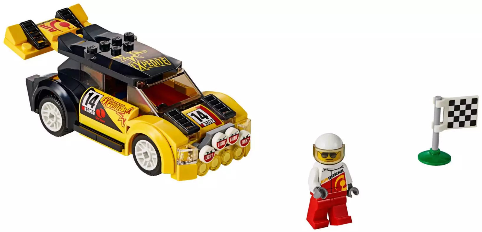LEGO City 60113 Rallyeauto, Inhalt