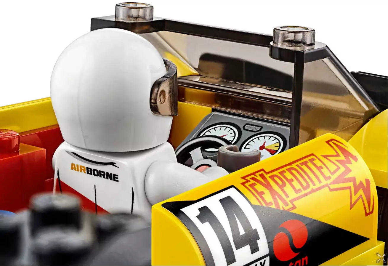 LEGO City 60113 Rallyeauto, Cockpit