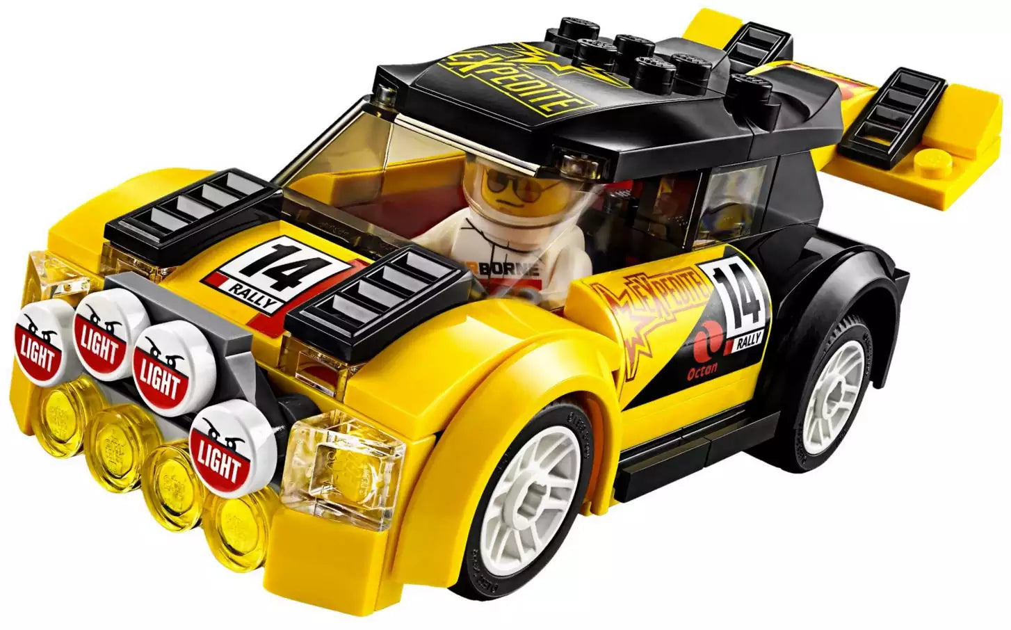 LEGO City 60113 Rallyeauto, Ansicht vorne