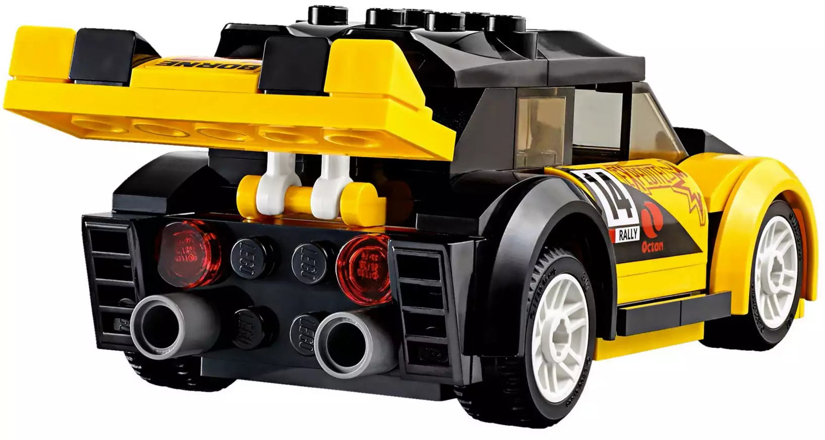 LEGO City 60113 Rallyeauto, Ansicht hinten